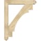 Ekena Millwork Merced Arts and Crafts Rough Sawn Bracket w/ Offset Brace, Douglas Fir, 6"W x 32"D x 40"H BKT0604X32X40MRC03RDF - alternate 4